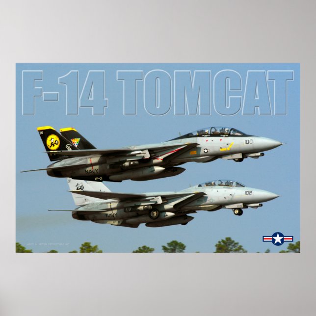 F-14 TOMCAT POSTER (Framsidan)