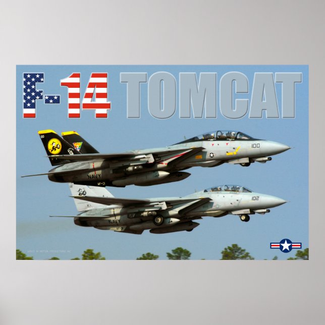 F-14 TOMCAT POSTER (Framsidan)
