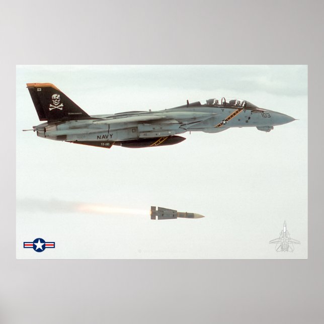 F-14 TOMCAT POSTER (Framsidan)