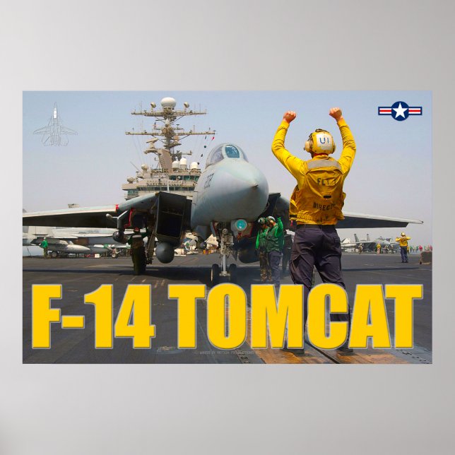 F-14 TOMCAT POSTER (Framsidan)