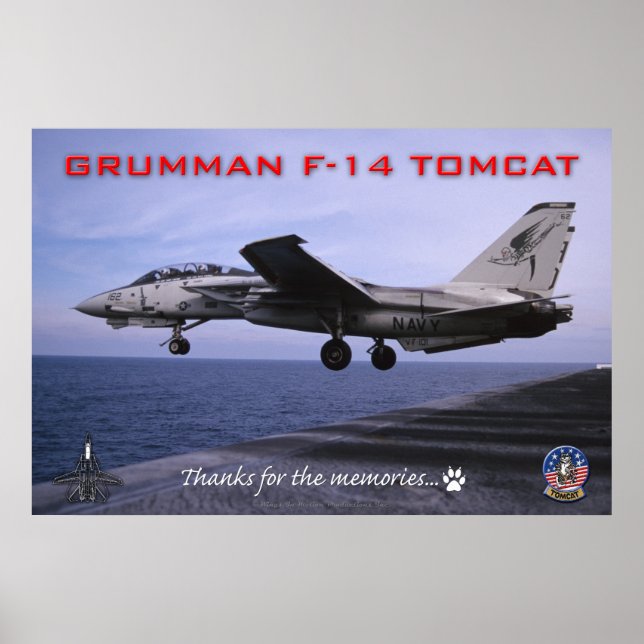 F-14 Tomcat-Poster Poster (Framsidan)