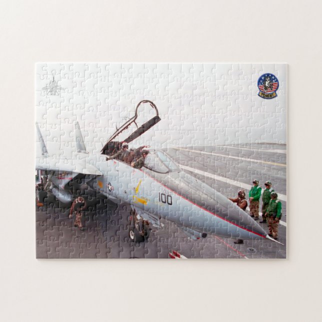 F-14 TOMCAT "PREFLIGHT" (11 x 14 tum) Pussel (Horisontell)