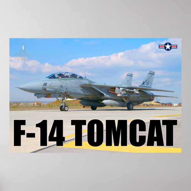 F-14 TOMCAT "PREFLIGHT"-POSTER POSTER (Framsidan)