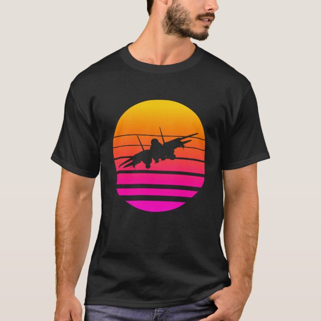 F-14 Tomcat Sunset T Shirt (Framsida)
