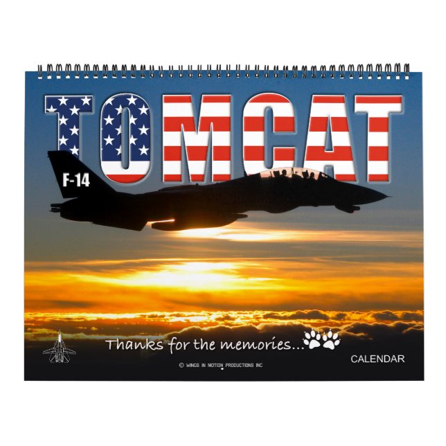 F-14 TOMCAT "Tack för minnen..." Kalender (Omslag)
