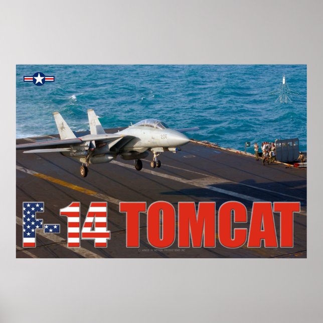 F-14 TOMCAT "TRAP"-POSTER POSTER (Framsidan)