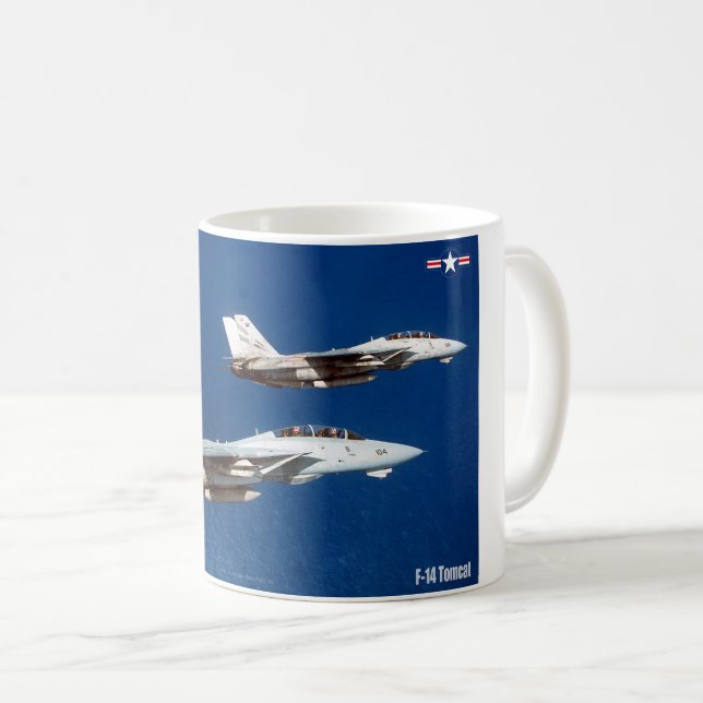F-14 TOMCAT ’WINGMAN’ KAFFEMUGG (Framsida höger)