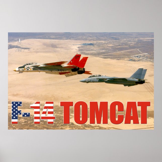 F-14 TOMCAT "WINGMAN" POSTER (Framsidan)
