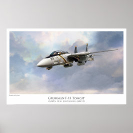 F-14A TOMCAT VF-84 JOLLY ROGERS POSTER