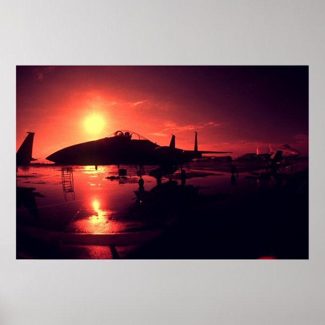 F-15 Eagle Fighter Jet Poster (Framsidan)