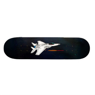F-15 Eagle Fighter Jet Shooting Missile Skateboard Bräda 20 Cm