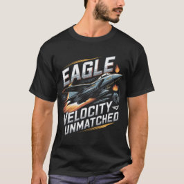 F-15 Eagle Jet: Eagle Velocity Osamlat Hastighet T Shirt