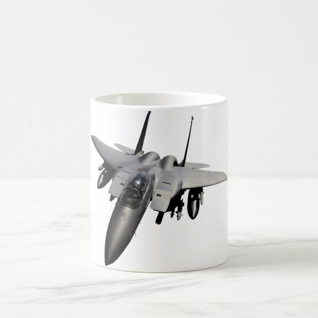 F-15 Eagle Jet Fighter Kaffemugg (Center)