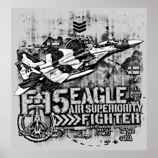 F-15 Eagle Poster (Framsidan)
