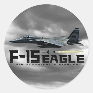 F-15 Eagle Runt Klistermärke