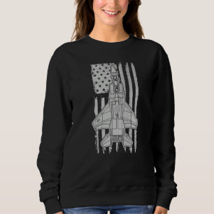 F 15 Eagle stridsflygplan Amerikansk flagga F15 T Shirt