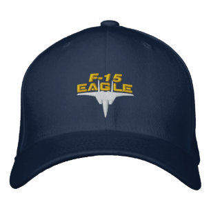 F-15 High Tech Eagle Golf Hat Broderad Keps