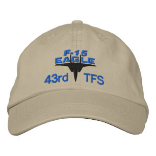 F-15 High Tech Eagle Golf Hat Broderad Keps