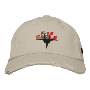 F-15 High Tech Eagle Golf Hat Broderad Keps