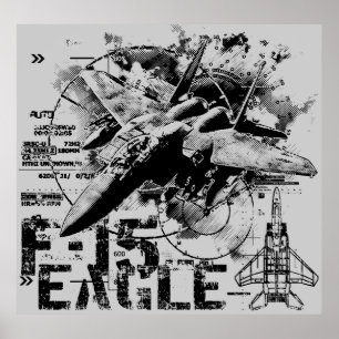 F-15 Öron Poster