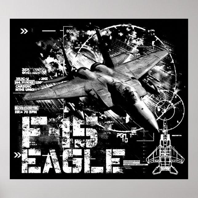F-15 ÖronPoster Poster (Framsidan)