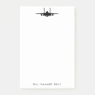 F-15 Strejka Anteckningsblocket Eagle Fighter Jet Post-it Block