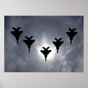 F-15 Strejka Eagle-flygplan Poster