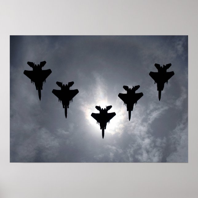 F-15 Strejka Eagle-flygplan Poster (Framsidan)