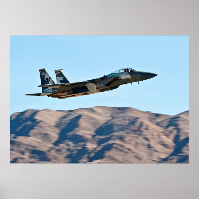 F-15 Strejka Eagle-flygplan Poster (Framsidan)