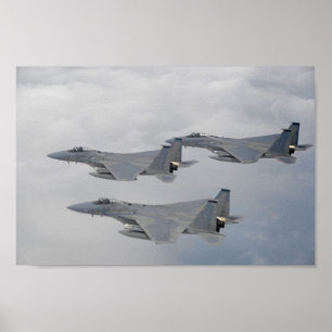 F-15 Strejka Eagle-flygplan Poster