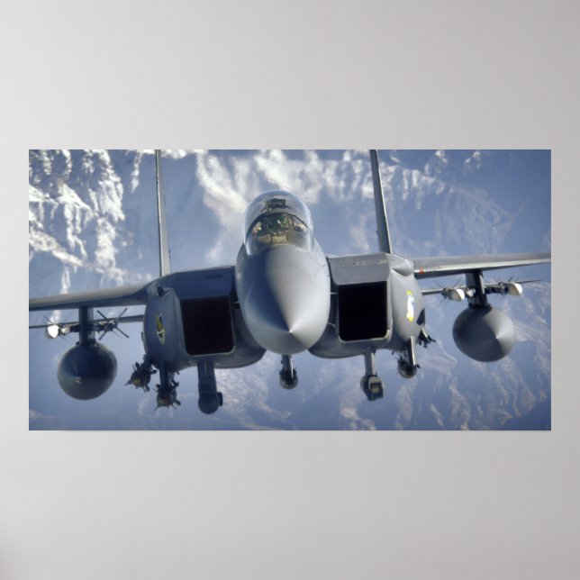 F-15 Strejka Eagle-flygplan Poster (Framsidan)