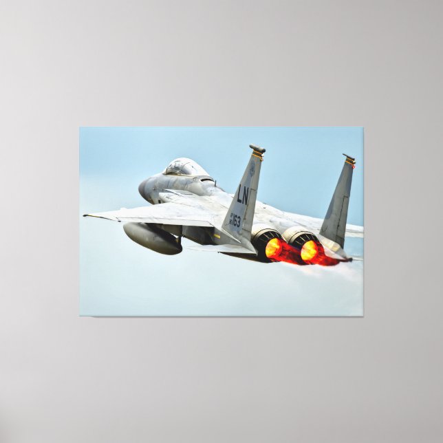 F-15C EGJ 40x60 Canvastryck (Framsida)