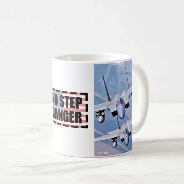 F-15C EGLE - INGEN STEP-FARA KAFFEMUGG (Framsida höger)