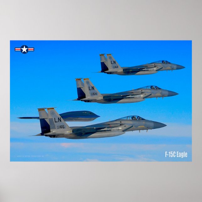 F-15C EGLE POSTER (Framsidan)