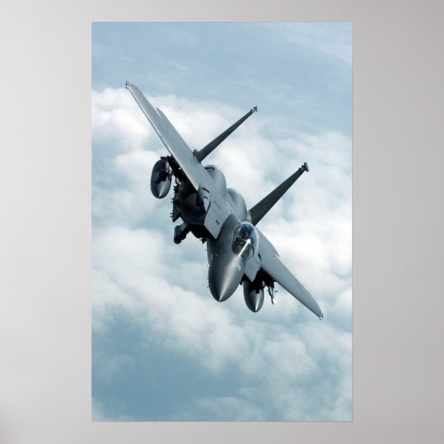 F-15E Strejka Eagle Aircraft Poster (Framsidan)