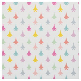 F-15E Strejka Eagle Fighter Jet Mönster - Pastel Tyg