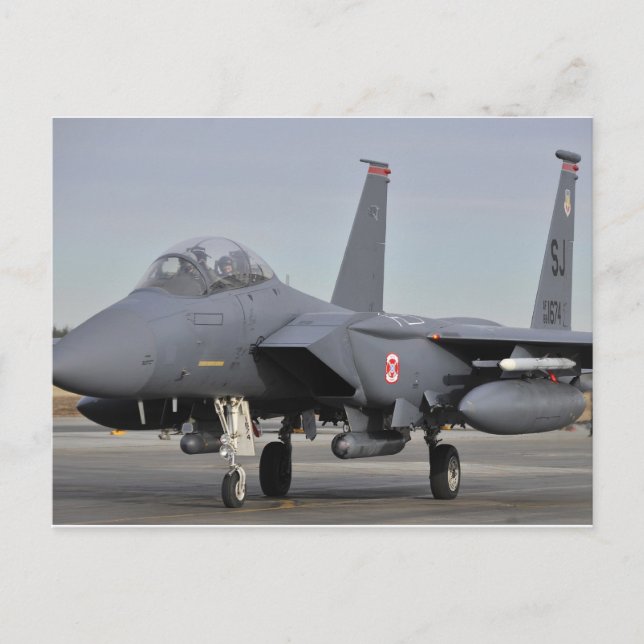 F-15E Strejka Eagle Vykort (Framsida)
