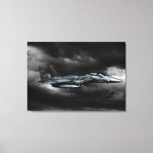 F-15E Strejka Eagle Wrapped Canvas