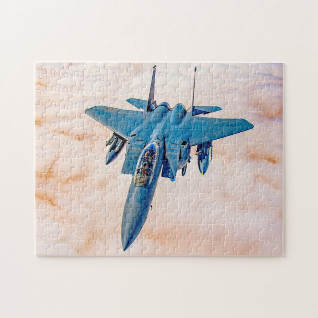 F-15E-STREJKA EGFJ (11 x 14 INCH) Pussel (Horisontell)