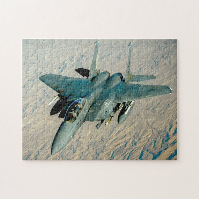 F-15E-STREJKA EGFJ (11 x 14 INCH) Pussel (Horisontell)