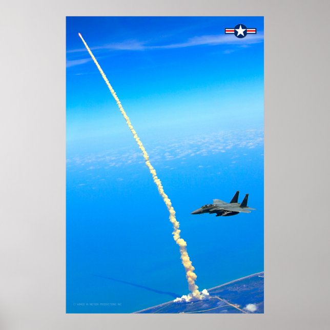F-15E STREJKA EGFJ - LUFT SUPERIORITY PATROL POSTER (Framsidan)