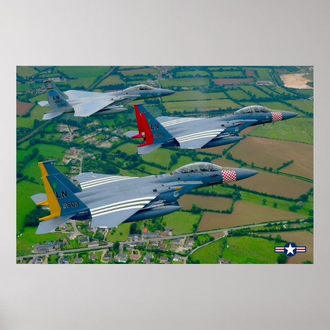 F-15E-STREJKAN EGFJ POSTER (Framsidan)