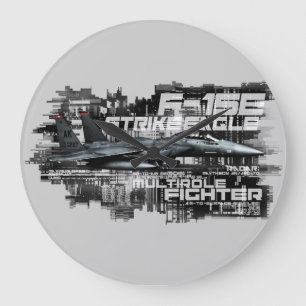 F-15E-Strejkans tjocka väggklocka