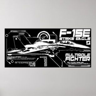 F--15Estrejkaörn Poster