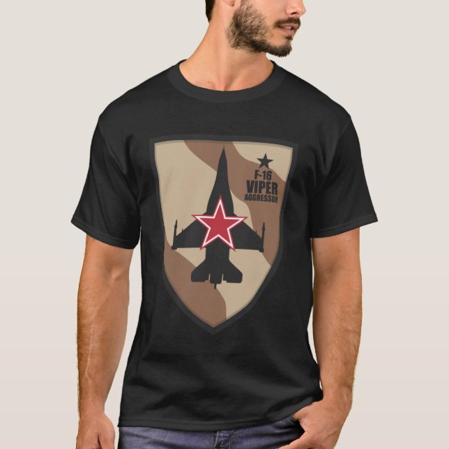 F 16 Aggressor 1 T Shirt (Framsida)