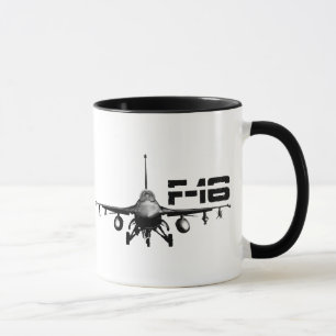 F-16 Bekämpning av Falcon 11 oz Ringer Mugg