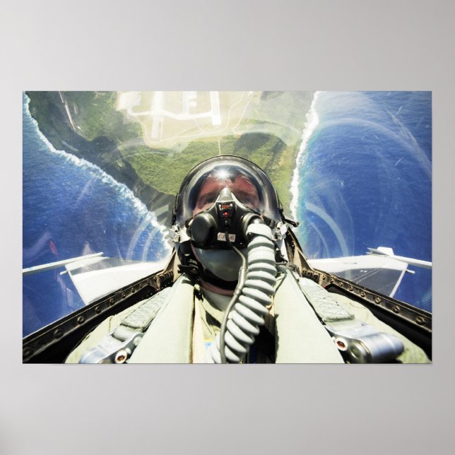 F-16 Bekämpning av Falcon Aircraft Poster (Framsidan)