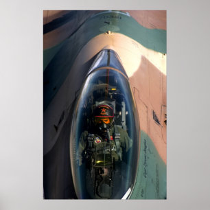 F-16 Bekämpning av Falcon Aircraft Poster