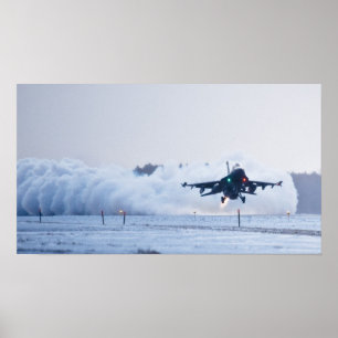 F-16 Bekämpning av Falcon Aircraft Poster