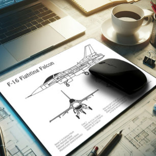 F-16 Bekämpning av Falcon - Flygplanets plan för b Musmatta